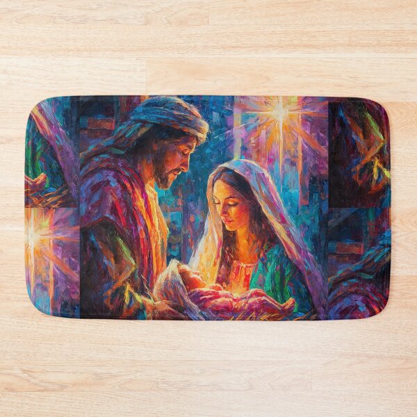 Item preview, Nativity Scene with Mary and Joseph designed and sold by Savannah Gibbs.