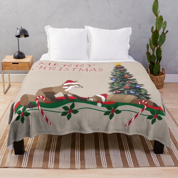 Item preview, Christmas Design, Illustration, Momma and Baby foxes designed and sold by Sandra O'Toole.