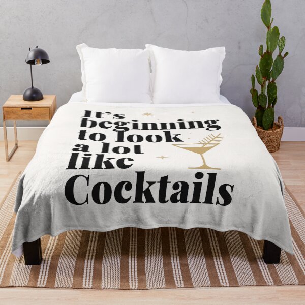 Item preview, It’s beginning to look a lot like cocktails party design designed and sold by It's all about SHE.
