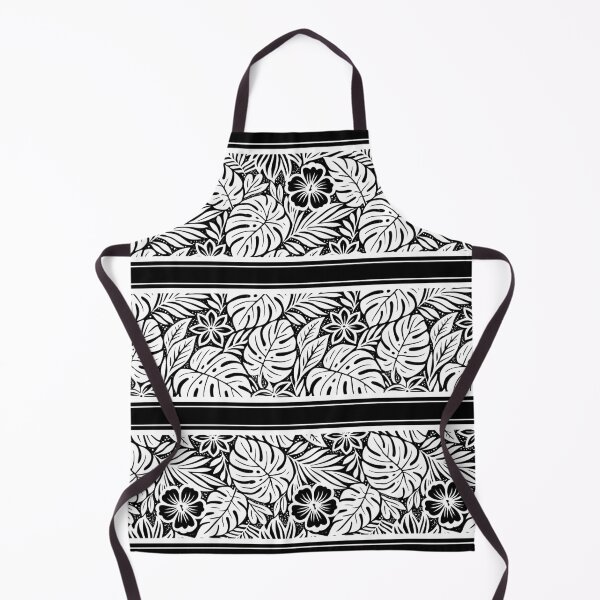 Item preview, White Stripes with Black Floral Ornament on Transparent Background designed and sold by InFrameVision.