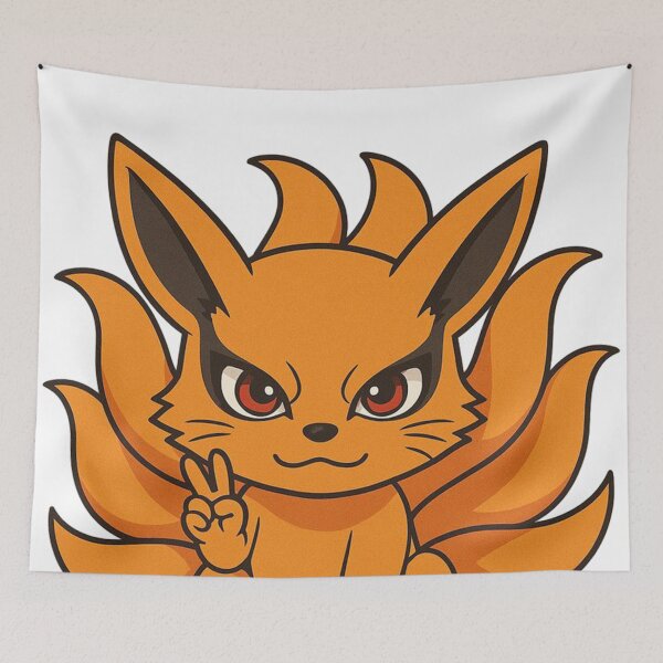 Item preview, Chibi Nine-Tailed Fox Victory designed and sold by ArtByRahim.