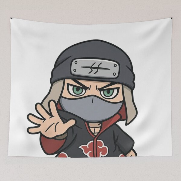 Item preview, Chibi Rogue Shinobi in Akatsuki Gear designed and sold by ArtByRahim.