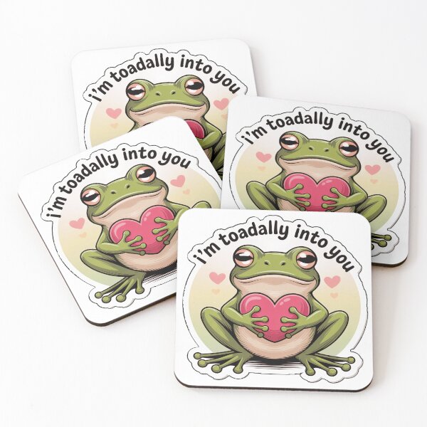 Item preview, Realistic Cute Frog Holding Heart Sticker With Romantic Message for Modern High Quality Print Designs designed and sold by ARTCREATESHOP.