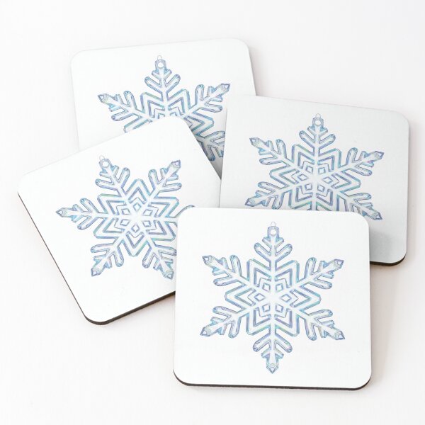 Item preview, Elegant 3D Winter Snowflake Art designed and sold by MellowMoodLab.