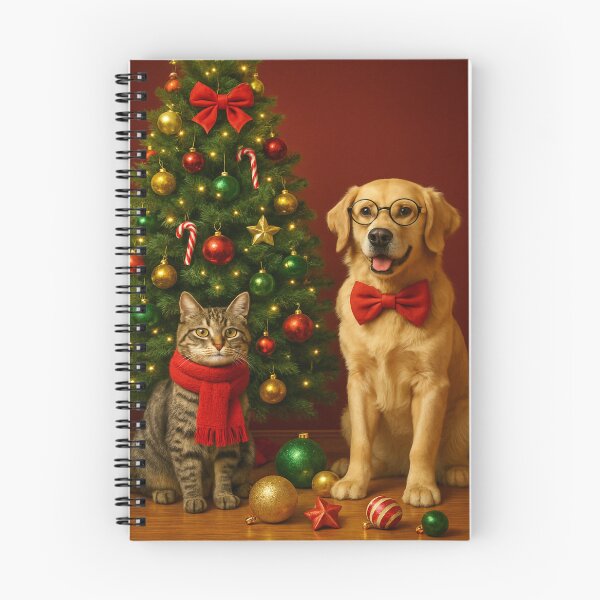 Item preview, Print "Festive pets" from the festive Christmas collection  designed and sold by Felia001.