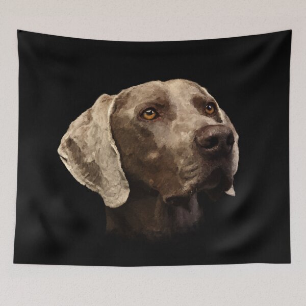 Item preview, Weimaraner Portrait designed and sold by k9printart.