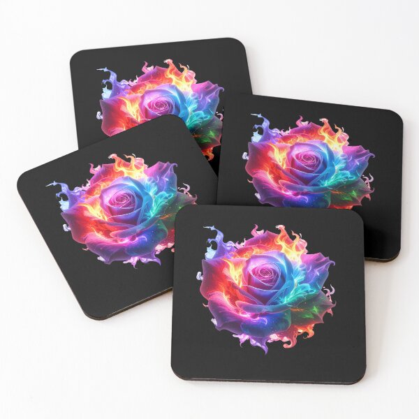 Item preview, Glowing Cosmic Bloom Rose T-shirt|Art designed and sold by Alicjareign.