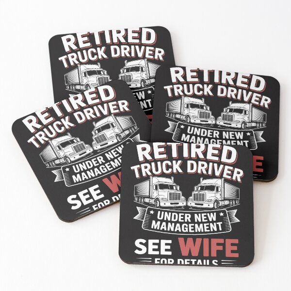 Item preview, Retired Truck Driver Manage Wife Trucker Retirement Gift designed and sold by berniceschm.