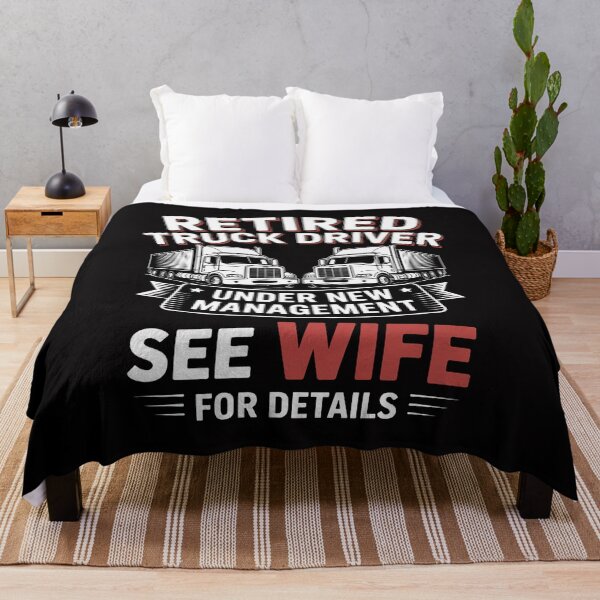 Item preview, Retired Truck Driver Manage Wife Trucker Retirement Gift designed and sold by berniceschm.