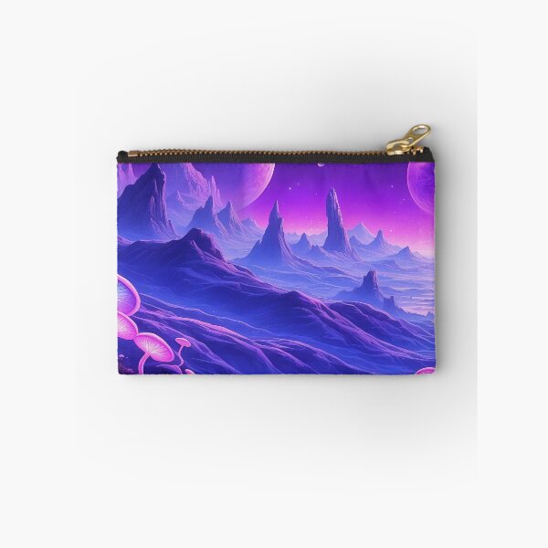 Item preview, Mystic Neon Worlds Beneath Luminous Alien Skies designed and sold by ArtComixHaven.