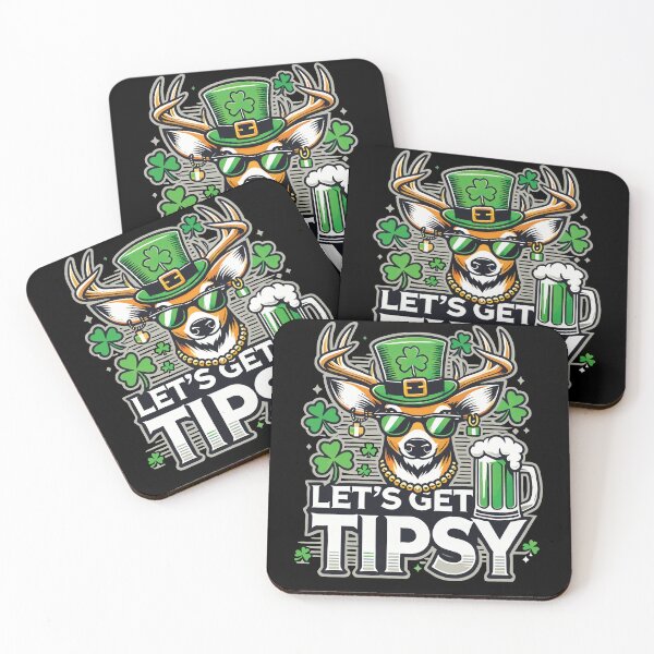 Item preview, Let's Get Tipsy St. Patrick's Day Shenanigans designed and sold by LuminOrb.