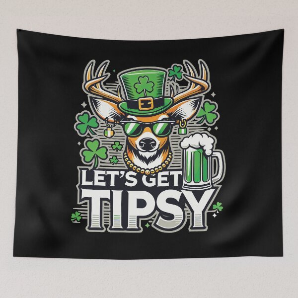 Item preview, Let's Get Tipsy St. Patrick's Day Shenanigans designed and sold by LuminOrb.