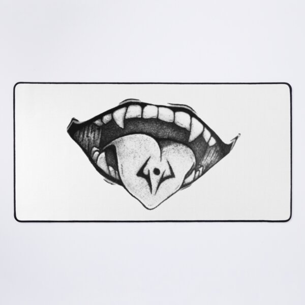 Item preview, Vampire Fangs & Black Heart Edge designed and sold by ArtByRahim.