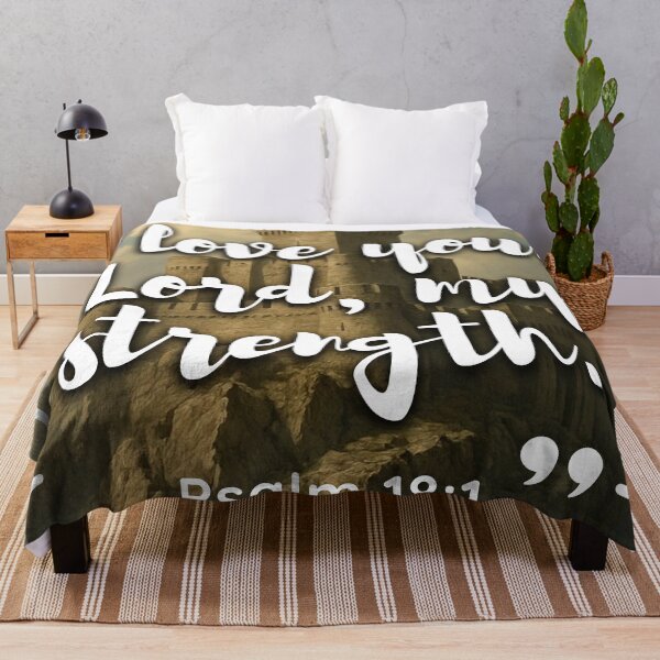 Item preview, Psalm 18:1 – “I Love You, Lord, My Strength” Christian Design designed and sold by MoriaStore.