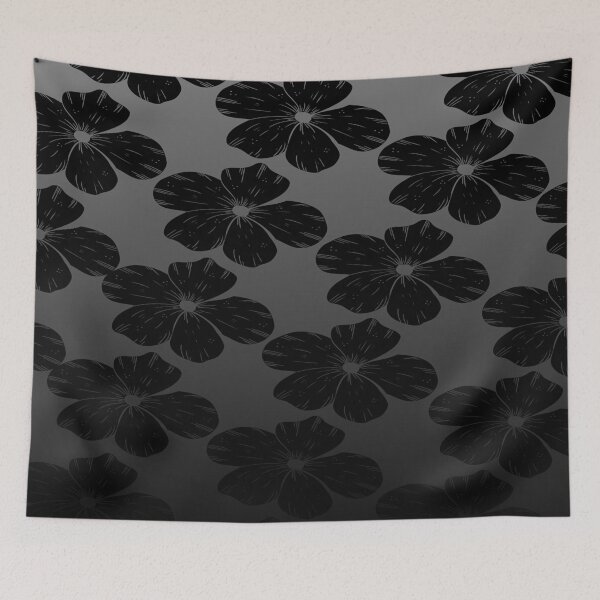 Item preview, Great Wall of Black Flowers designed and sold by shaang.