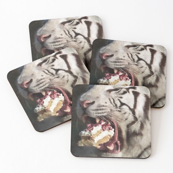 Item preview, Tiger Dessert Bite – Artistic Illustration designed and sold by TreatLLC.