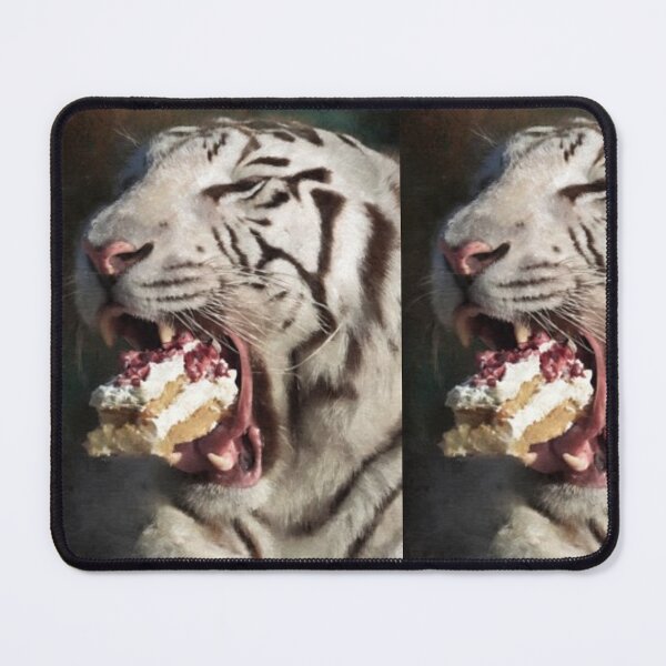 Item preview, Tiger Dessert Bite – Artistic Illustration designed and sold by TreatLLC.