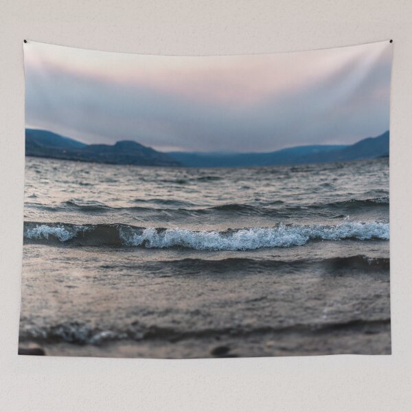 Item preview, Breaking Waves on Okanagan Lake During a Summer Storm designed and sold by Amy Mitchell.