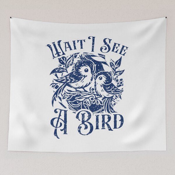 Item preview, Wait I See A Bird Funny Bird Lover Quote Vintage Two Birds Distressed designed and sold by Dmetalx Art Apparel.