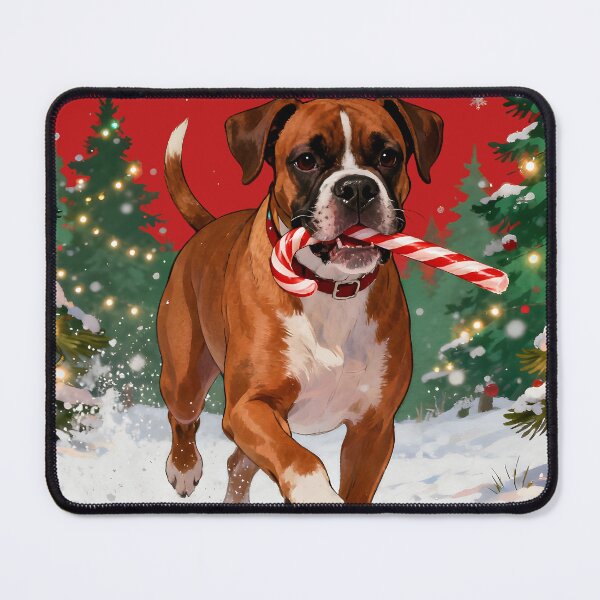 Item preview, boxer dog christmas designed and sold by Uglyandcute.