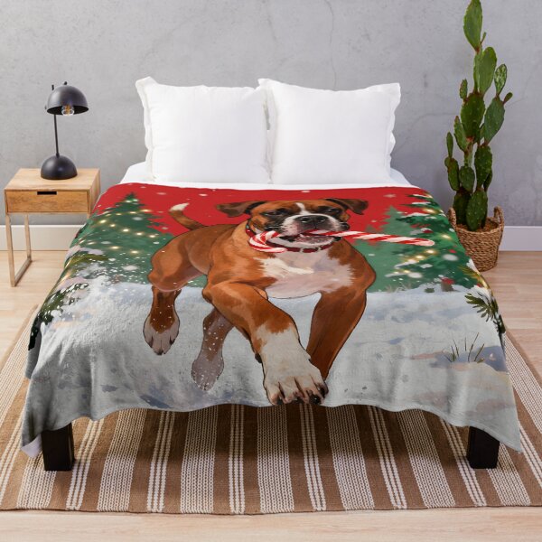 Item preview, boxer dog christmas designed and sold by Uglyandcute.