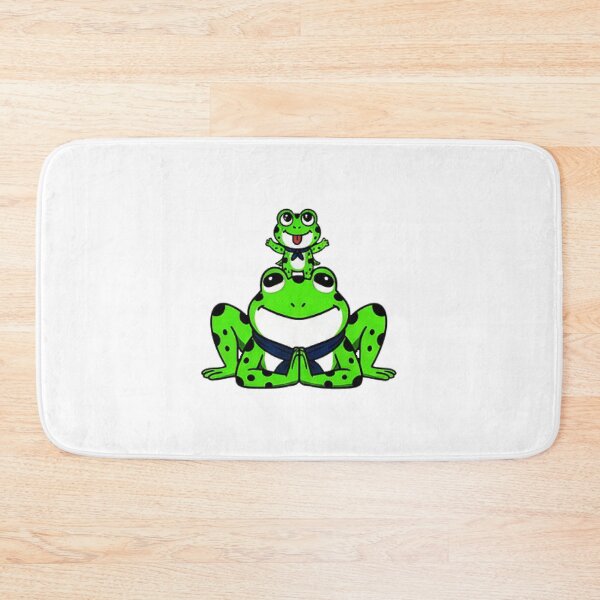 Item preview, frog doing yoga, meditating frog, Yoga frogs designed and sold by AddlPoolart.
