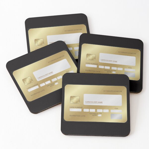 Item preview, My Virtual Gold Credit Card – Always Empty, Always Gold designed and sold by JanRizz.