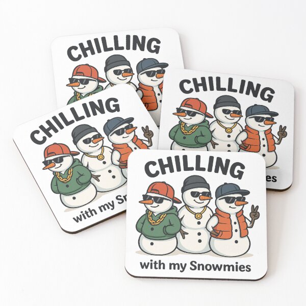 Item preview, Chilling with my Snowmies - Hip Hop Snowman Crew Funny Christmas designed and sold by JonathanP514.