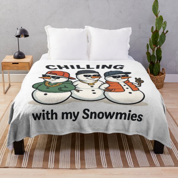 Item preview, Chilling with my Snowmies - Hip Hop Snowman Crew Funny Christmas designed and sold by JonathanP514.