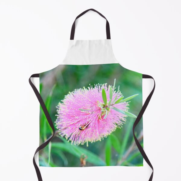 Item preview, Pink Callistemon with Bee designed and sold by cbrpix.