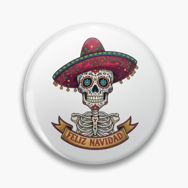 Item preview, Mariachi Skull - Merry Christmas designed and sold by JonysCreativeDesigns.