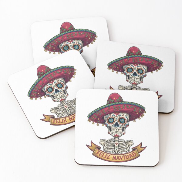 Item preview, Mariachi Skull - Merry Christmas designed and sold by JonysCreativeDesigns.