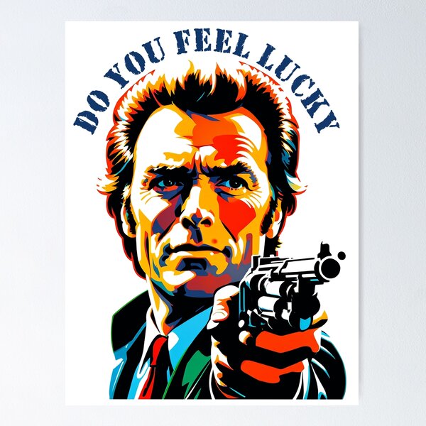 Dirty Harry Vector Posters for Sale | Redbubble