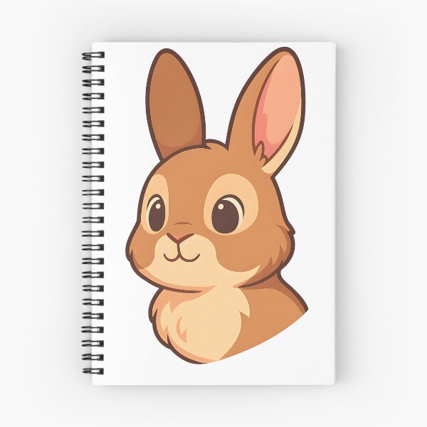 Item preview, Cute brown rabbit with a smile designed and sold by Adriiian Shop.