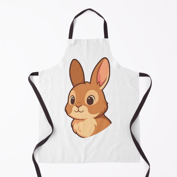 Item preview, Cute brown rabbit with a smile designed and sold by Gold Phoenix Adro.