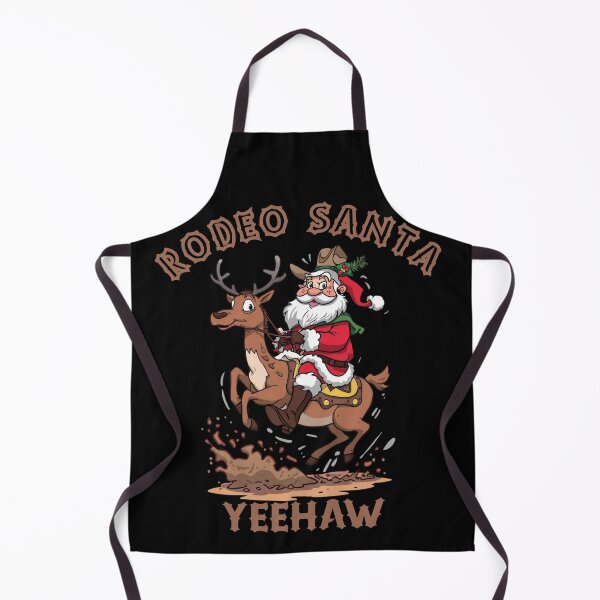 Item preview, Rodeo Santa T-Shirt Funny Western Christmas Bucking Reindeer Holiday Tee designed and sold by harinshop ⭐⭐⭐⭐⭐.