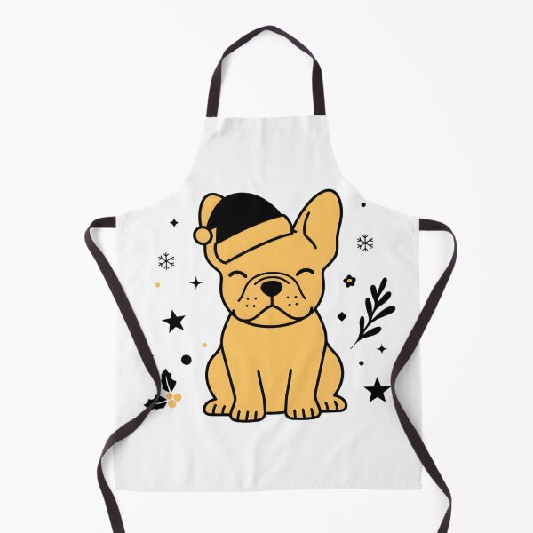 Item preview, Cute French Bulldog in Santa Hat Classic T-Shirt,,Festive Kawaii Frenchie Christmas Dog Tee designed and sold by PrintMod.