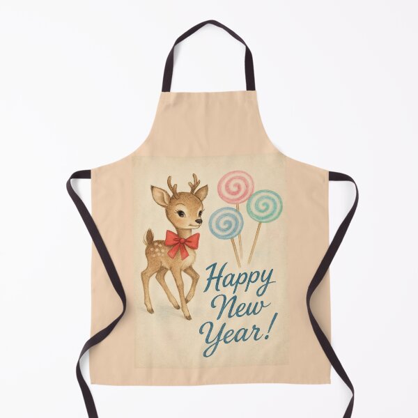 Item preview, Vintage Reindeer with Lollipops - Vintage Reindeer Party T-Shirt designed and sold by Felia001.