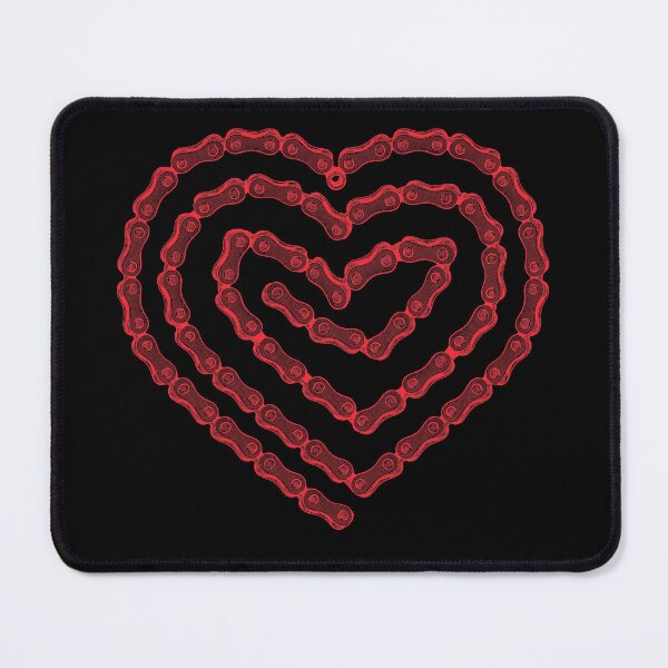 Item preview, Bicycle Chain Heart Artwork Design designed and sold by GetGoodFit.