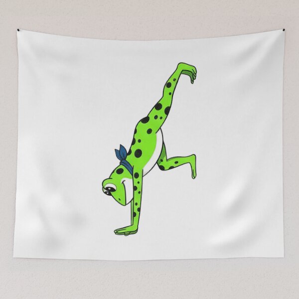 Item preview, frog doing yoga, meditating frog, Yoga frogs designed and sold by AddlPoolart.