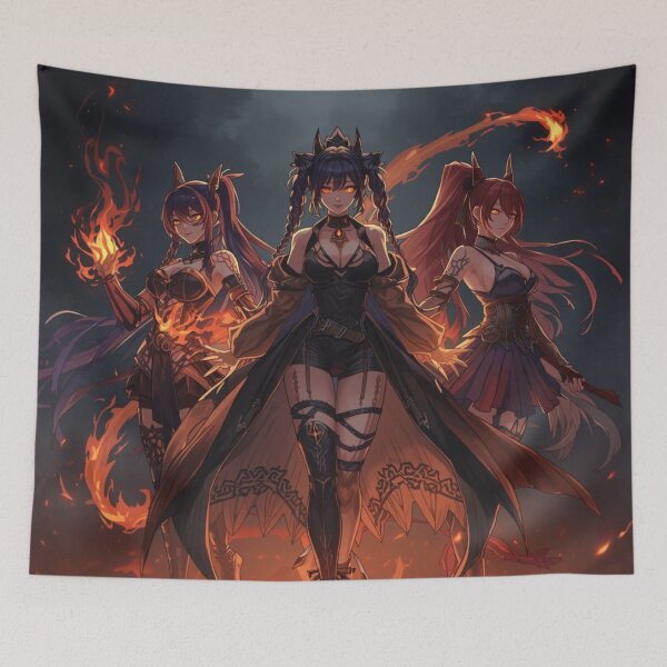 Item preview, Nightfire Trinity – Flameborn Idols designed and sold by Bellassi.