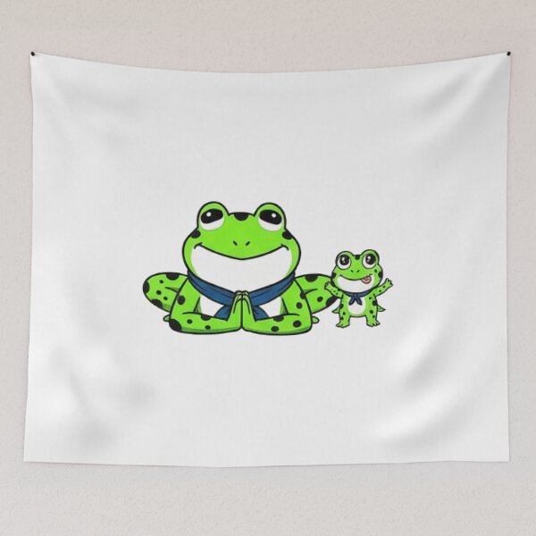 Item preview, frog doing yoga, meditating frog, Yoga frogs designed and sold by AddlPoolart.