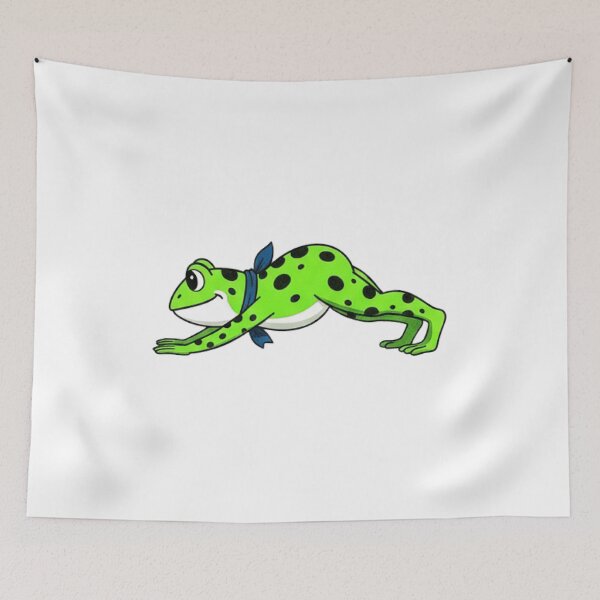Item preview, frog doing yoga, meditating frog, Yoga frogs designed and sold by AddlPoolart.