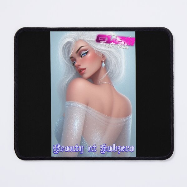 Item preview, Glam Frost Diva — Beauty at Subzero (Icy Retro Winter Pin-Up) designed and sold by Mark Mentzer.