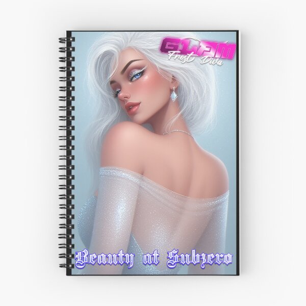Item preview, Glam Frost Diva — Beauty at Subzero (Icy Retro Winter Pin-Up) designed and sold by Mark Mentzer.