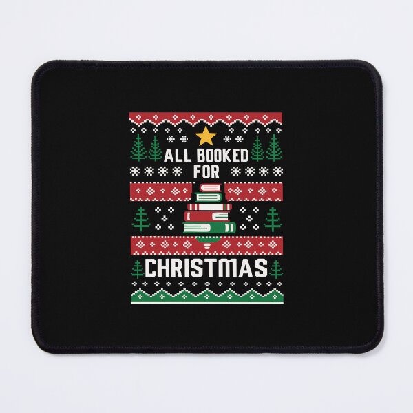 Item preview, All Booked For Christmas, Book Lovers Christmas designed and sold by CloudyPress.