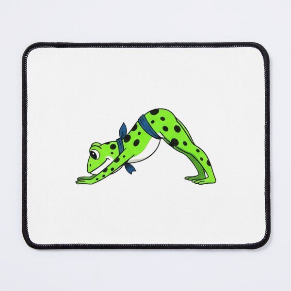Item preview, frog doing yoga, meditating frog, Yoga frogs designed and sold by AddlPoolart.