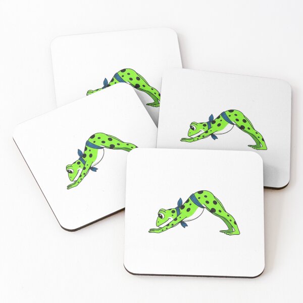 Item preview, frog doing yoga, meditating frog, Yoga frogs designed and sold by AddlPoolart.