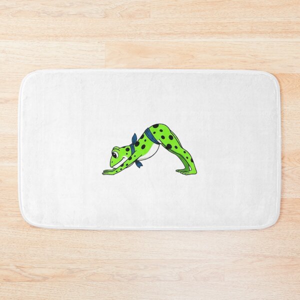 Item preview, frog doing yoga, meditating frog, Yoga frogs designed and sold by AddlPoolart.