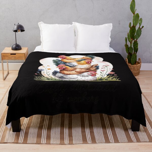 Item preview, Easily Distracted By Peckers Chicken Lovers designed and sold by GalaFunny.
